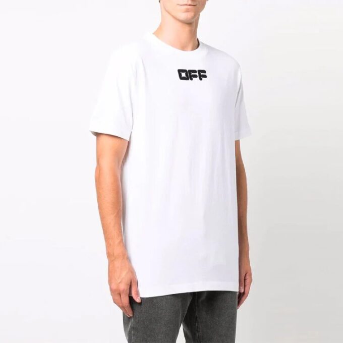 FW21 logo Printing Short Sleeve Loose Fit White
