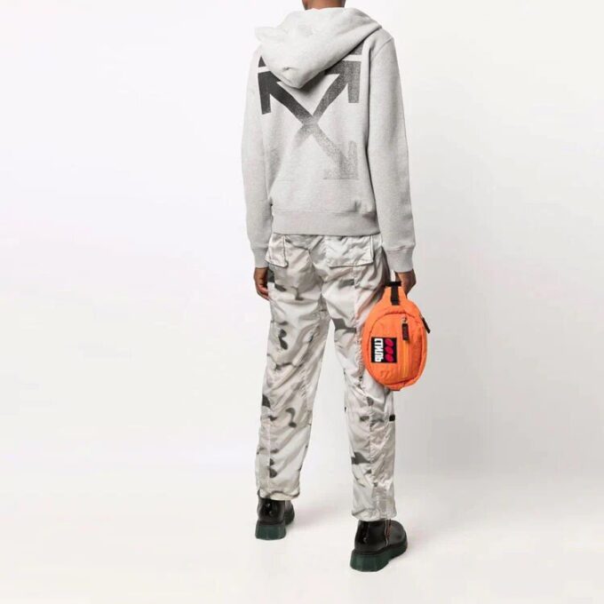 FW21 Logo Printing Zipper Ordinary Version Gray