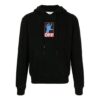 FW21 Logo Pullover hooded Long Sleeves Black