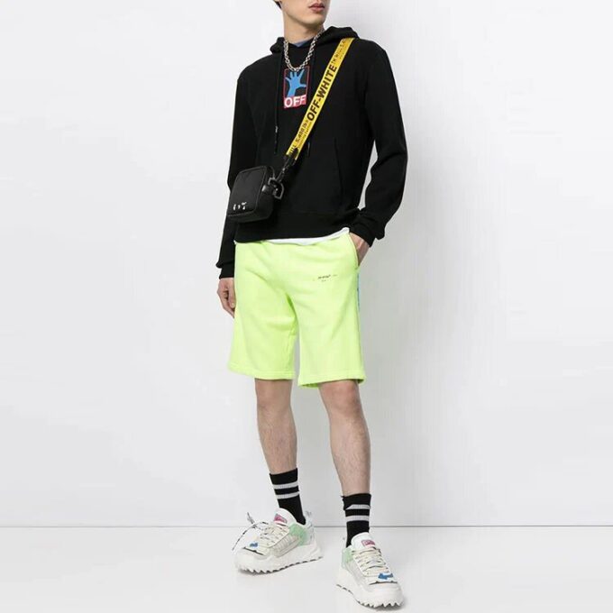 FW21 Logo Pullover hooded Long Sleeves Black