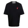 FW21 Logo Round Neck Short Sleeve Ordinary Version Black