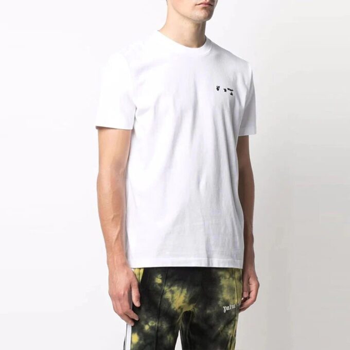 FW21 Logo Round Neck Short Sleeve Ordinary Version White