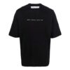 FW21 Logo Round Neck Short Sleeve Slim Fit Version Black