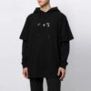FW21 Marker Arrows Long Sleeves Pullover Loose Fit Black