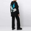 FW21 Marker Arrows Long Sleeves Pullover Loose Fit Black
