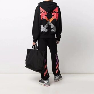 FW21 Melting Arrow Logo Print Sports Men’ s Black