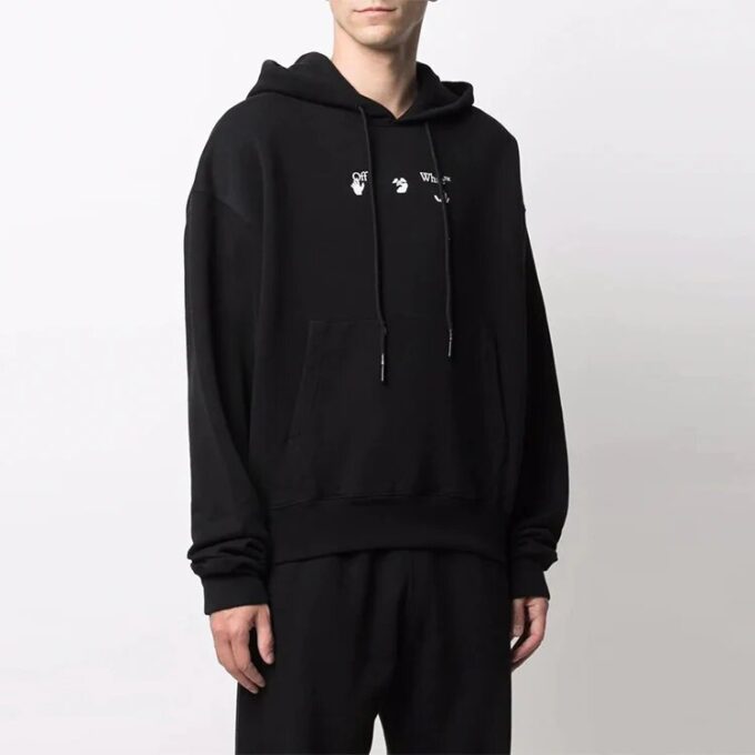 FW21 Melting Arrow Logo Print Sports Men’ s Black