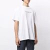 FW21 Painting Pattern Printing Round Neck Short Sleeve Loose Fit White