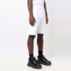 FW21 Pants Logo Printing Elastic Waistband Sports Shorts Version White