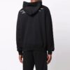 FW21 Pattern Alphabet Printing Drawstring Pullover Version Black