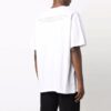 FW21 Pattern Alphabet Printing Round Neck Short Sleeve Loose Fit White