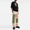 FW21 Pattern Printing Round Neck Short Sleeve Slim Fit Version Black