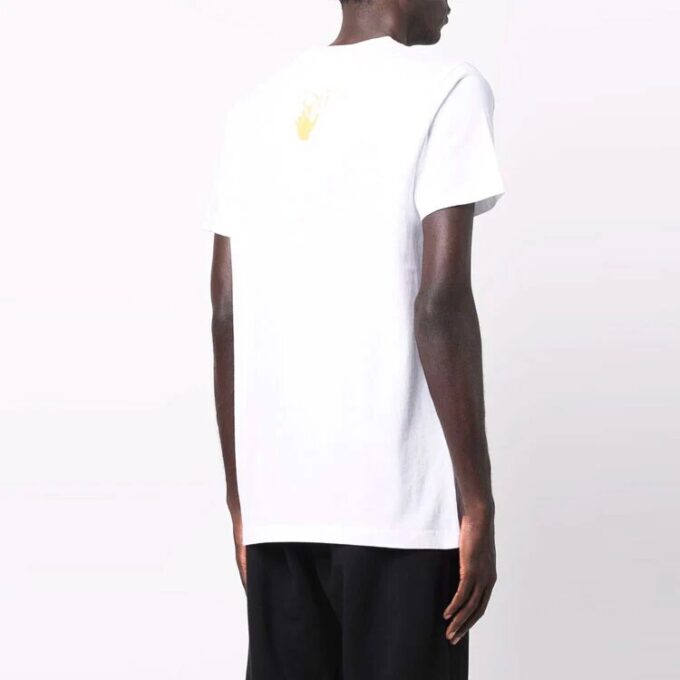 FW21 Printing Short Sleeve Ordinary Version White