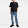 FW21 Round Neck Alphabet Printing Short Sleeve Loose Fit Black