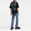 FW21 Round Neck Alphabet Printing Short Sleeve Loose Fit Black
