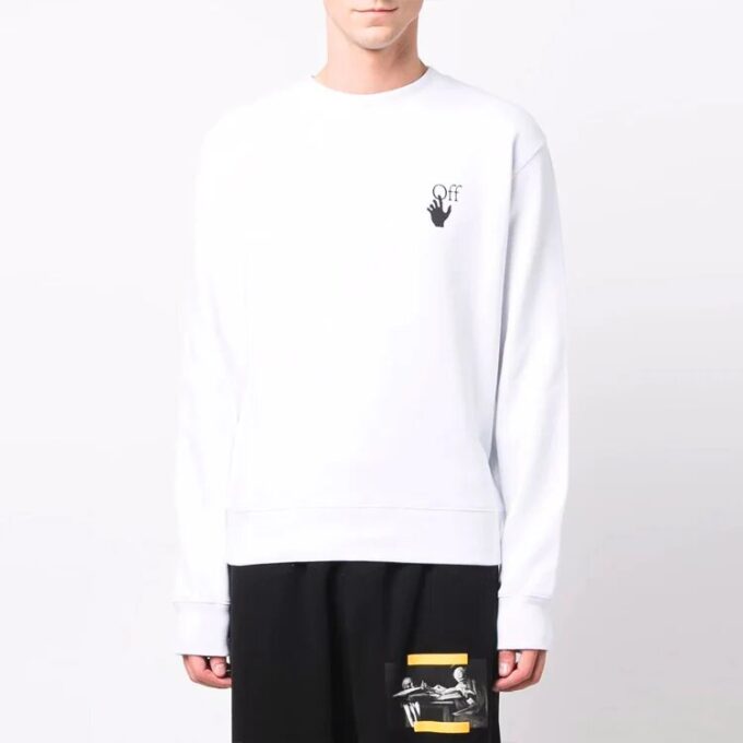 FW21 Round Neck Cotton Pullover Version White