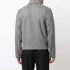 FW21 Solid Color lapel Zipper Jacket Version Gray