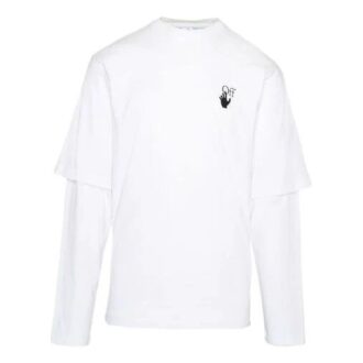 FW21 White Arrow Long Sleeves Ordinary Version Unisex White