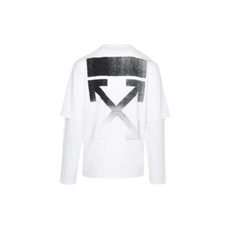 FW21 White Arrow Long Sleeves Ordinary Version Unisex White