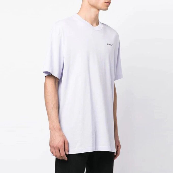 FW22 Alphabet Logo Printing Short Sleeve T-Shirt “Light Purple”