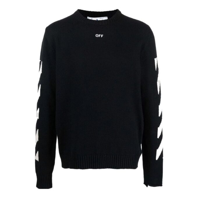 FW22 Round Pullover “Black White”