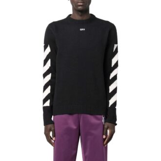 FW22 Round Pullover “Black White”