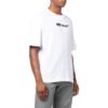 FW22 Solid Color Logo Embroidered Round Neck Short Sleeve Version White