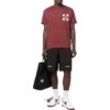 FW22 Solid Color Logo Printing Elastic Waistband Shorts Version Black