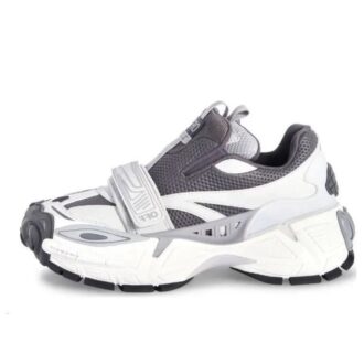 Glove colour-block panelled sneakers “Dark Grey White”
