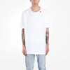 Gold Arrow Print Oversized Short-Sleeved