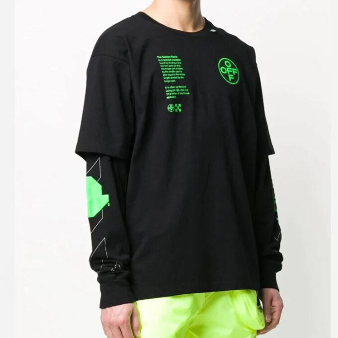 Golden Ratio Print Layered Swea