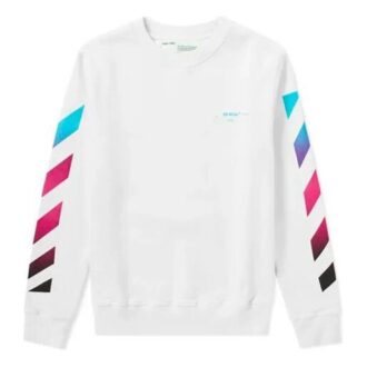 Gradient Arrows Sketch Mens Long Sleeve Sweater