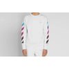 Gradient Arrows Sketch Mens Long Sleeve Sweater