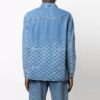 Gradient Denim Long Sleeves Shirt Blue