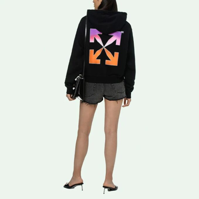 Gradient Hoodie “Black Multicolor”