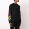 Gradient Slogan Logo Sweater Men’ s Black