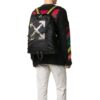 Graffiti Arrow Pattern backpack Black