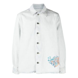 Graffiti Denim Shirt