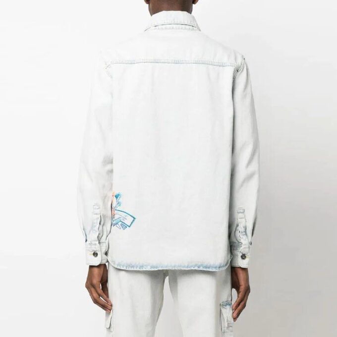 Graffiti Denim Shirt