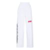 Graffiti Long Pants Unisex White