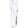 Graffiti Long Pants Unisex White