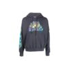 Graffiti-Print Cotton Hoodie