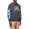 Graffiti-Print Cotton Hoodie