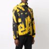 Graffiti Printing Detachable Sleeve Jacket Version Yellow