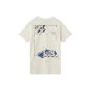 Graffiti Printing Short Sleeve White