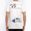 Graffiti Printing Short Sleeve White