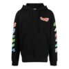 graphic-print Cotton Hoodie “Black”