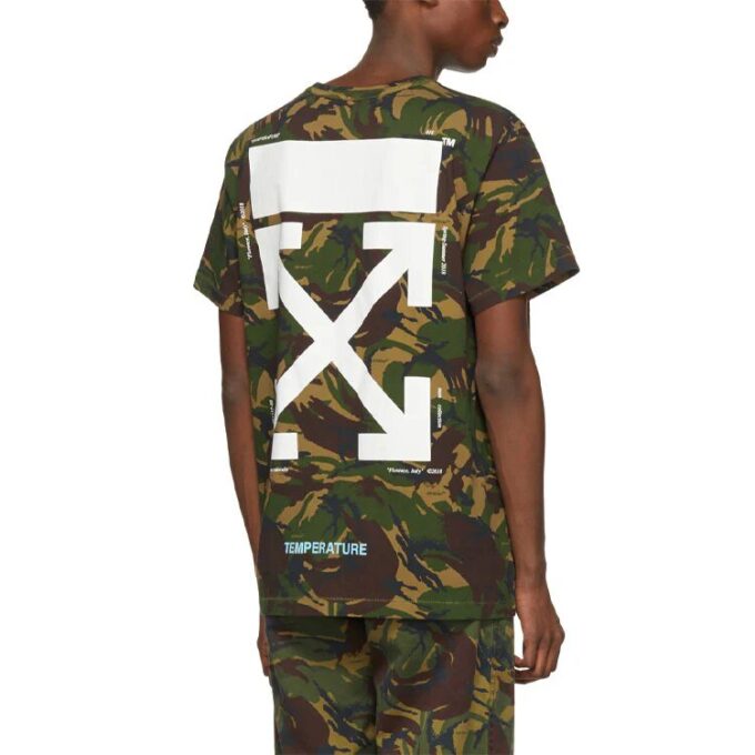 Green Camouflage Arrows Short Sleeve