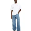 Half Arrow Twist Slouchy Jeans