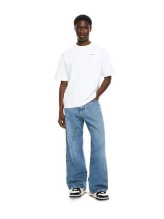 Half Arrow Twist Slouchy Jeans
